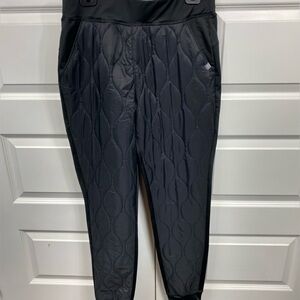 The American Outdoorsman for Womans Black quilted joggers large Outdoor LG
